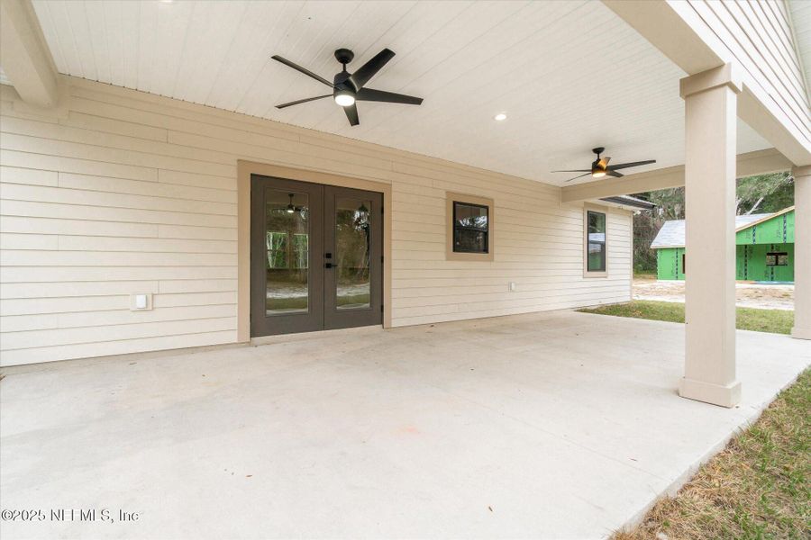 Exterior details and patio area of a home in , San Mateo (Image 42). Exterior details and patio area of a home in , San Mateo (Image 42).
