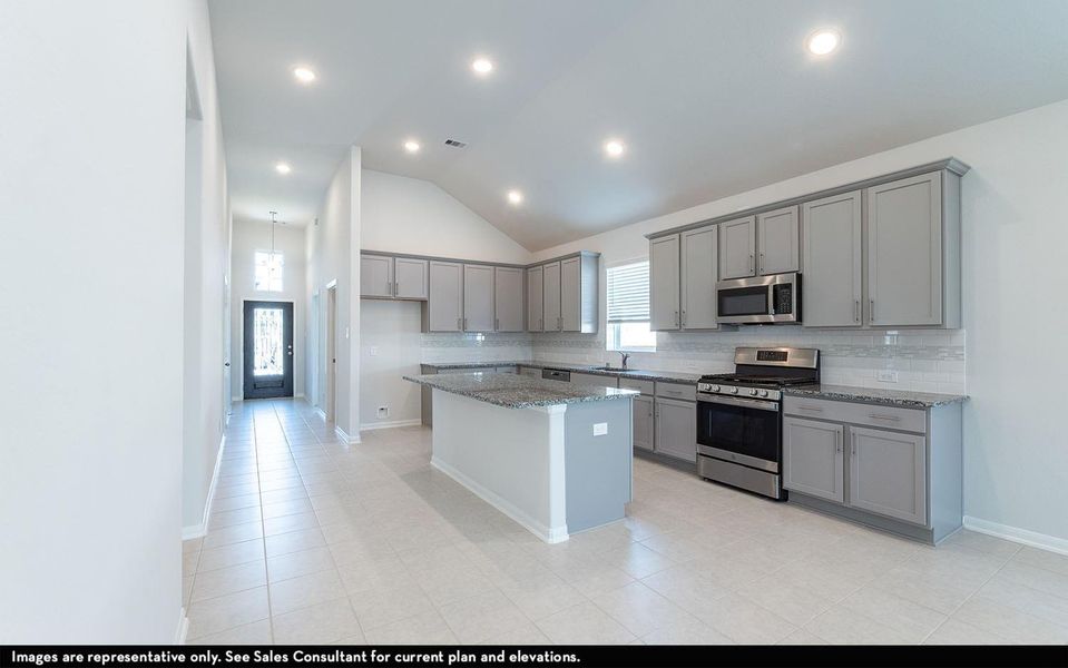 Furnished interior view inside a new home in Wildrye, Waller (Image 4).