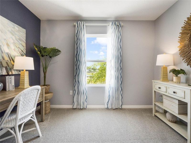 Furnished interior view inside a new home in Rivers Edge, Edgewater (Image 29).