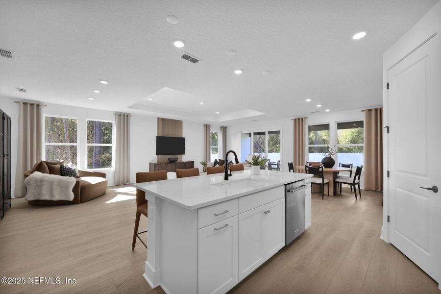 Furnished interior view inside a new home in Westerly Park at Wildlight, Yulee (Image 22).