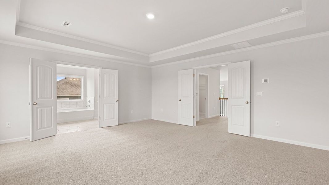 Representative unfurnished interior of a home built from the Westerly by D.R. Horton in Thalley Creek Estates, Cumming (Image 22).