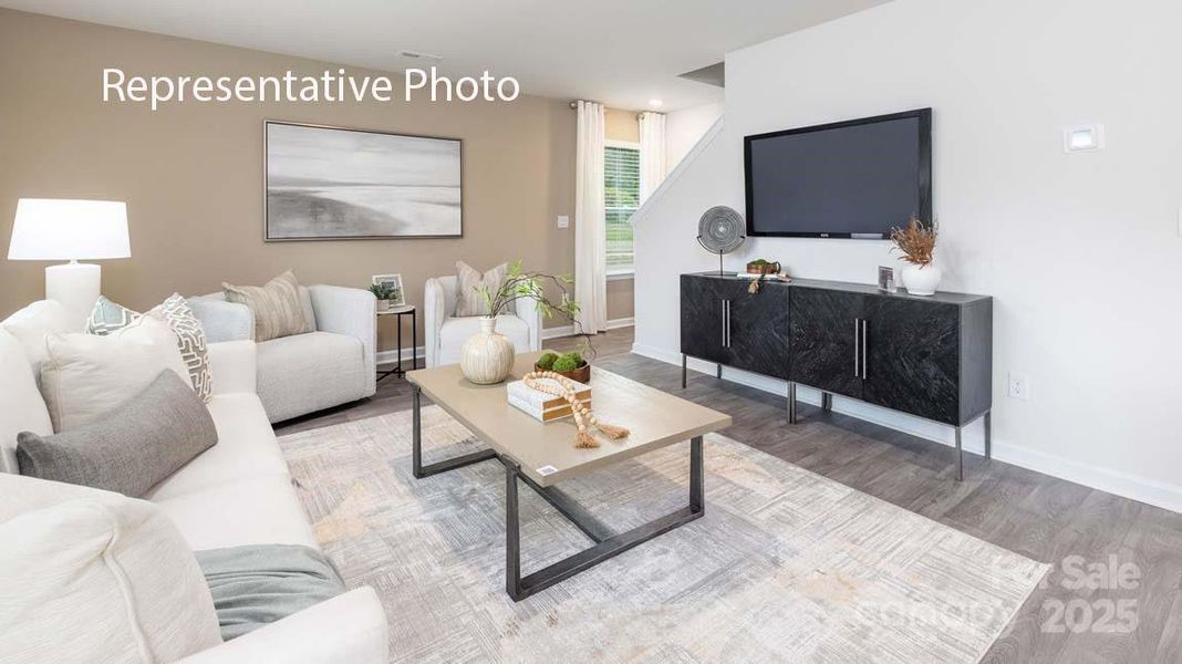 Furnished interior view inside a new home in Cramer Estates, Gastonia (Image 27).
