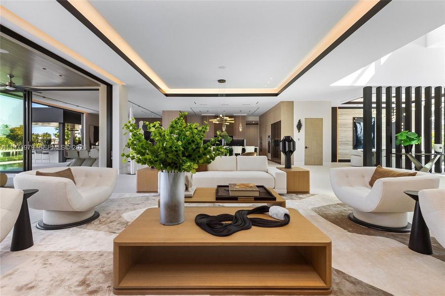 Furnished interior view inside a new home in , Fort Lauderdale (Image 12).