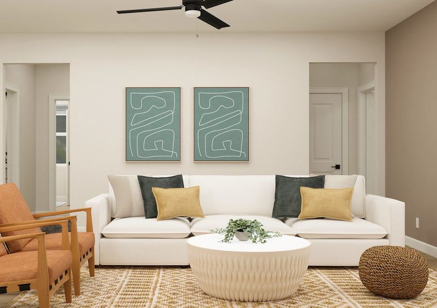 Spacious living room. Spacious living room.