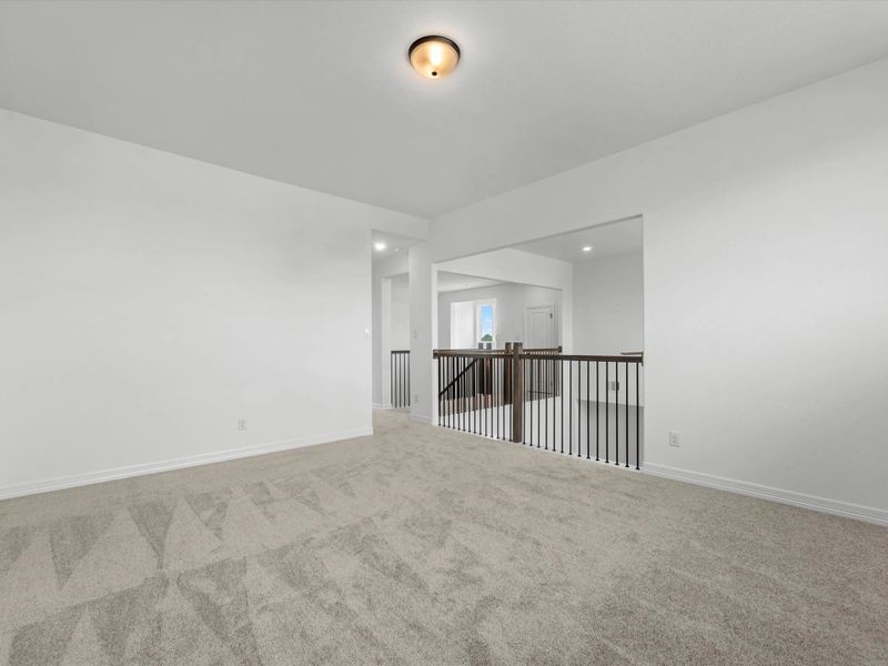 Upstairs loft. Sample product photo. Actual exterior and interior selections may vary by homesite. Photo may be virtually staged. Upstairs loft. Sample product photo. Actual exterior and interior selections may vary by homesite. Photo may be virtually staged.