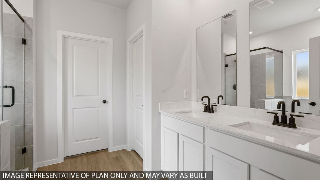 Furnished interior view inside a new home in Cypress Green, Tomball (Image 7).