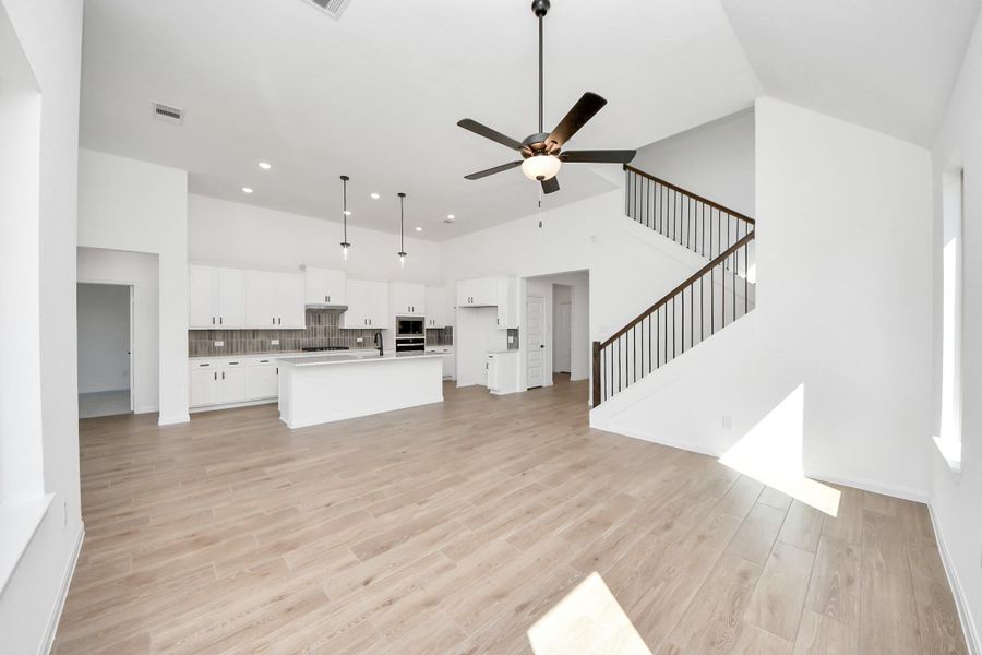 Spacious, unfurnished interior of a new home in 50' Traditional Homes at Elyson, Katy (Image 23). Spacious, unfurnished interior of a new home in 50' Traditional Homes at Elyson, Katy (Image 23).