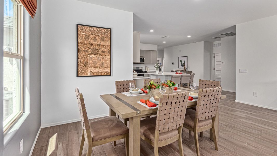 Furnished interior view inside a new home in Saguaro Bloom, Marana (Image 17). Furnished interior view inside a new home in Saguaro Bloom, Marana (Image 17).