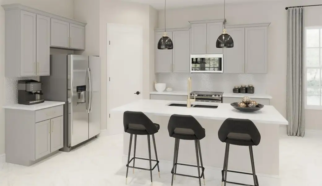 Furnished interior view inside a new home in Celebration, Celebration (Image 3).