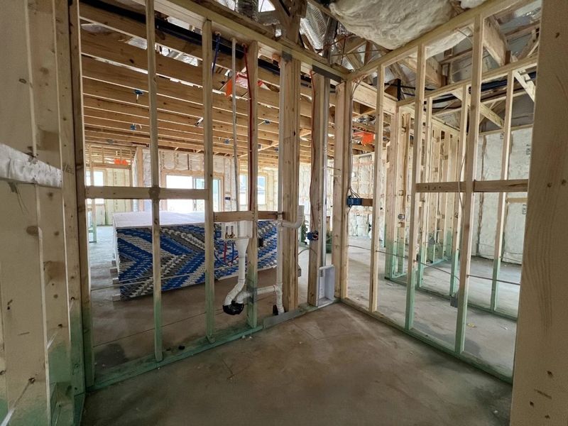 In-progress construction of a new home in Rolling Glen, Hutto, TX (Image 13).