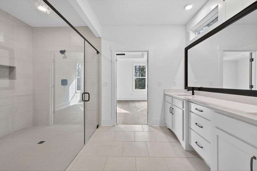Furnished interior view inside a new home in , Marietta (Image 15).