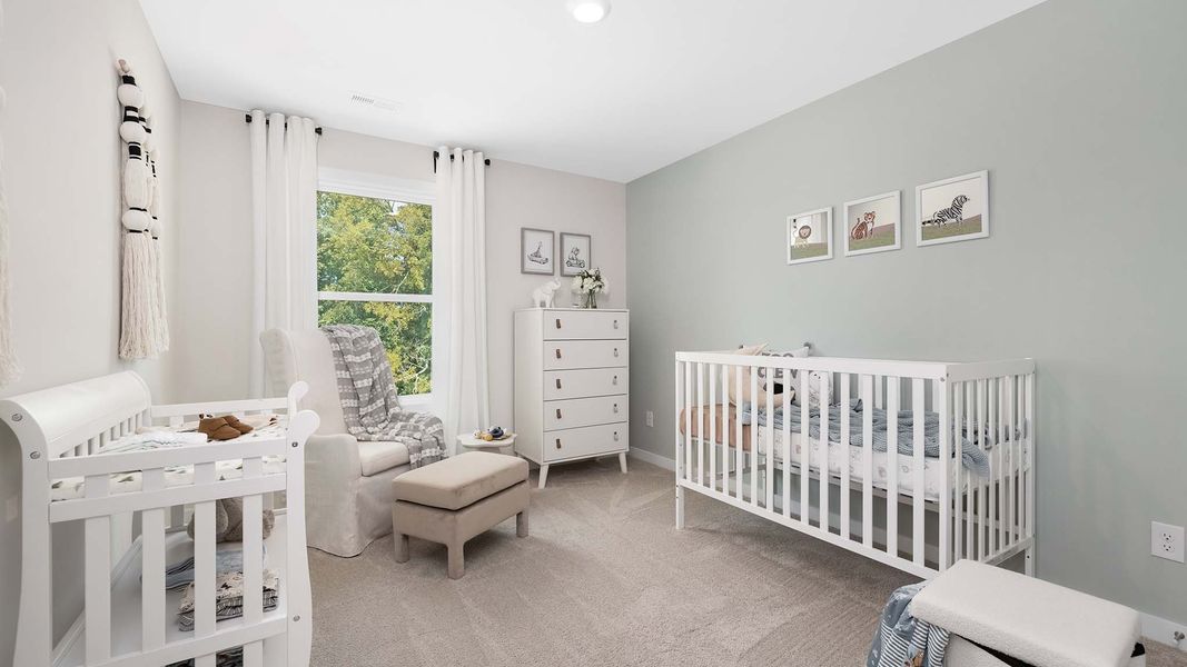 Furnished interior view inside a new home in Sanctuary at Southgate, Indian Trail (Image 15). Furnished interior view inside a new home in Sanctuary at Southgate, Indian Trail (Image 15).
