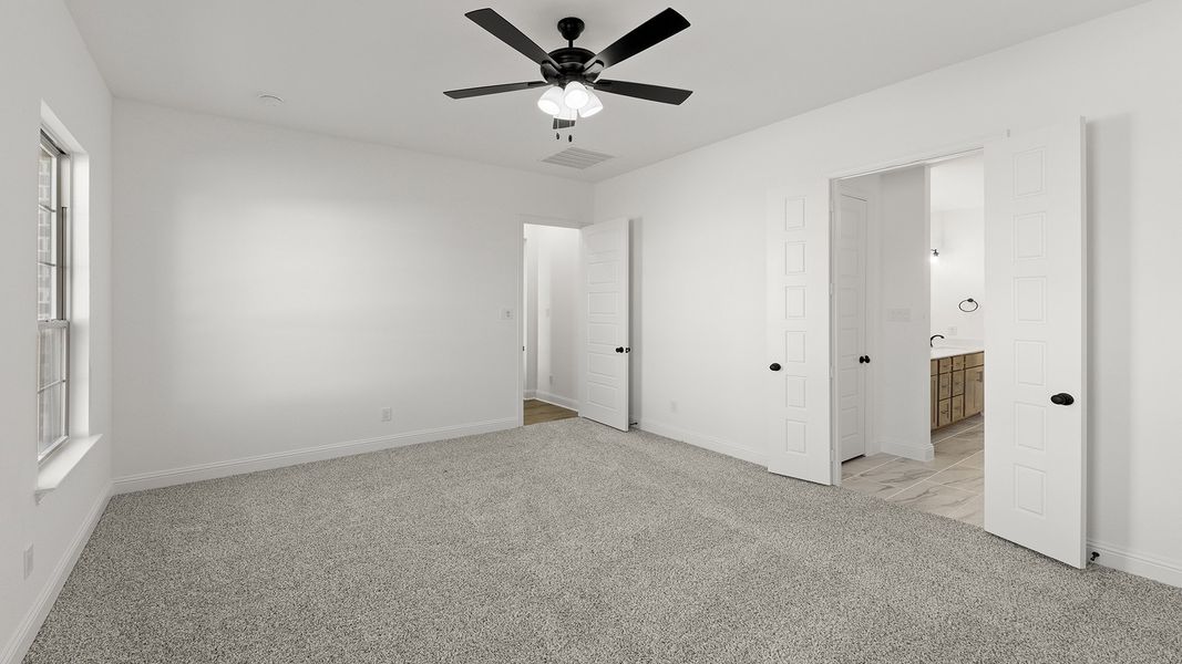 Spacious, unfurnished interior of a new home in Hillside Village 40s, Celina (Image 22).