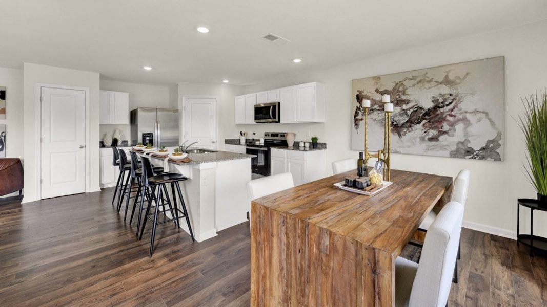 Furnished interior view inside a new home in Fieldcrest Acres, Blountville (Image 12).