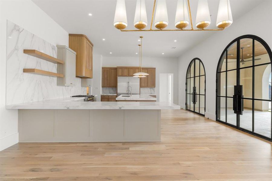 Furnished interior view inside a new home in Fleming Pointe, Fort Worth (Image 16).