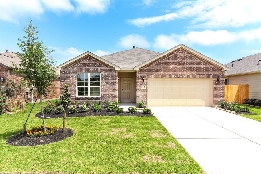 Image 4 representing the Cottonwood by HistoryMaker Homes in Seabourne Landing, Rosenberg, TX.