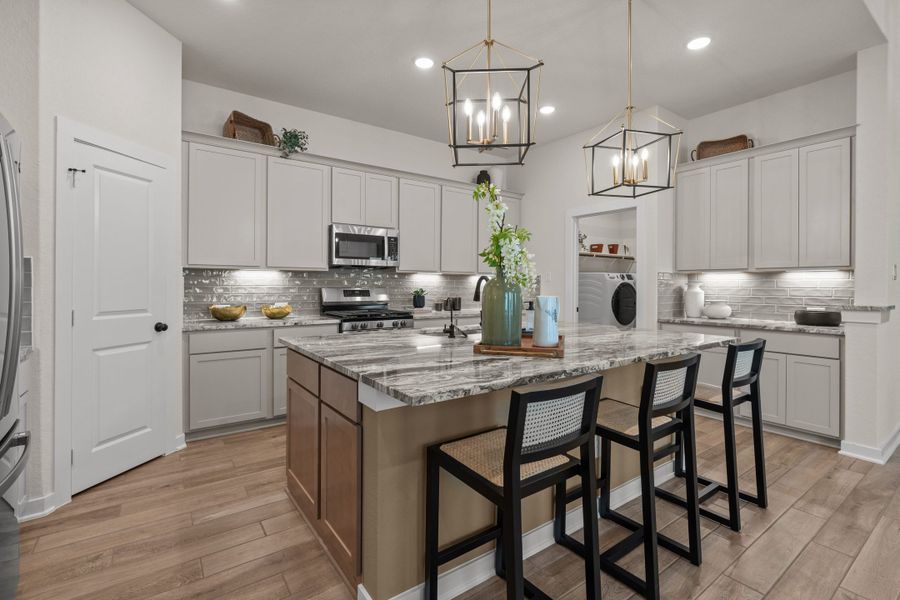 Furnished interior view inside a new home in The Crossvine, Schertz (Image 6).