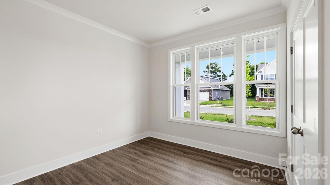 Spacious, unfurnished interior of a new home in Tap Root Farms, Fletcher (Image 17). Spacious, unfurnished interior of a new home in Tap Root Farms, Fletcher (Image 17).