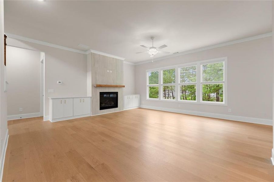 Spacious, unfurnished interior of a new home in , Flowery Branch (Image 41). Spacious, unfurnished interior of a new home in , Flowery Branch (Image 41).