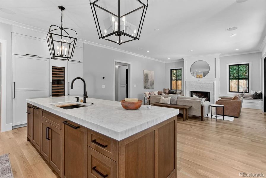 Furnished interior view inside a new home in , Denver (Image 31).