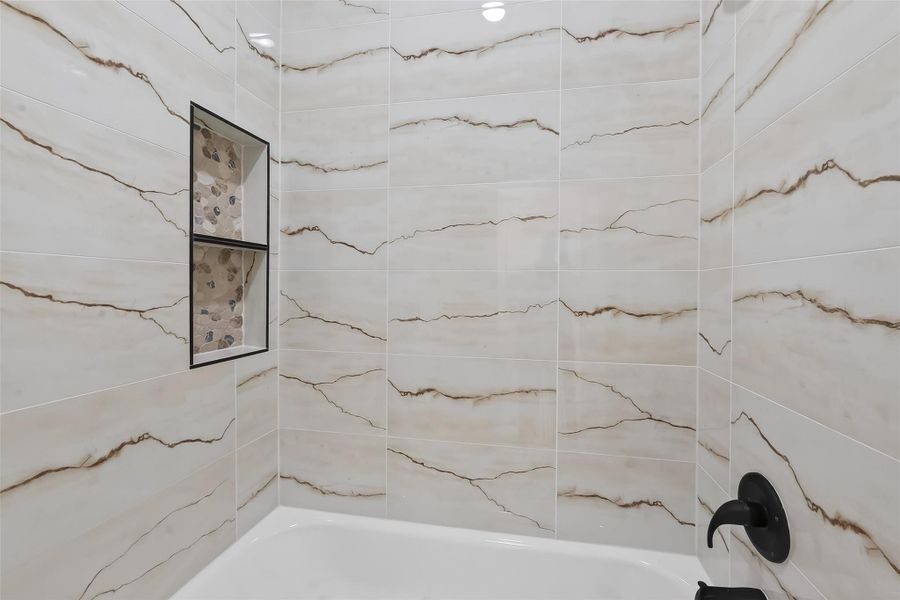Close-up of interior finishes inside a home in , Houston (Image 18).