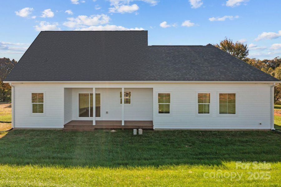 Exterior details and patio area of a home in , Olin (Image 25). Exterior details and patio area of a home in , Olin (Image 25).