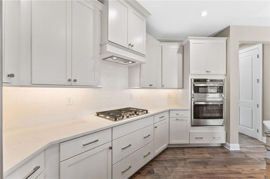Furnished interior view inside a new home in The Courtyards at Post Road, Cumming (Image 6).