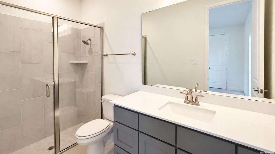 Furnished interior view inside a new home in Meadows of Mill Creek, Seguin (Image 14).