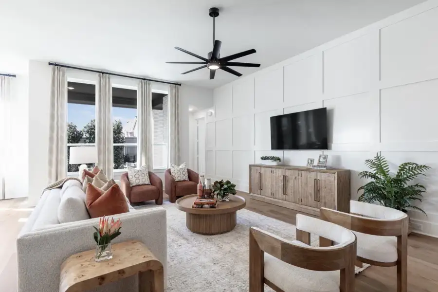 Representative Family Room - some options shown