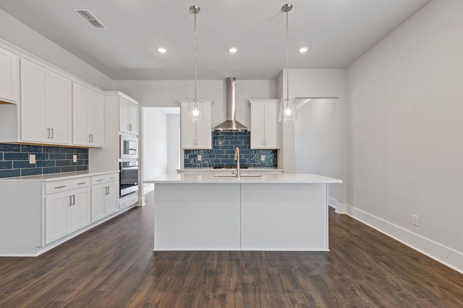 Representative furnished interior of a home built from the Stafford by Crawford Creek Communities in Red Bird Manor, Jefferson (Image 10).