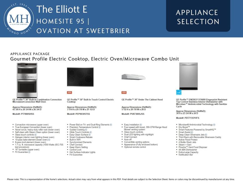 Sample of building materials used in homes in Ovation at Sweetbrier, Durham (Image 7).