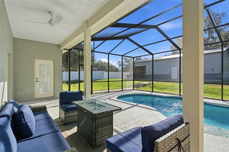 Exterior details and patio area of a home in , Inverness (Image 33).