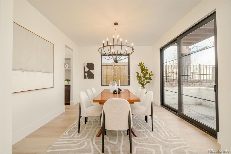 Furnished interior view inside a new home in , Denver (Image 10). Furnished interior view inside a new home in , Denver (Image 10).