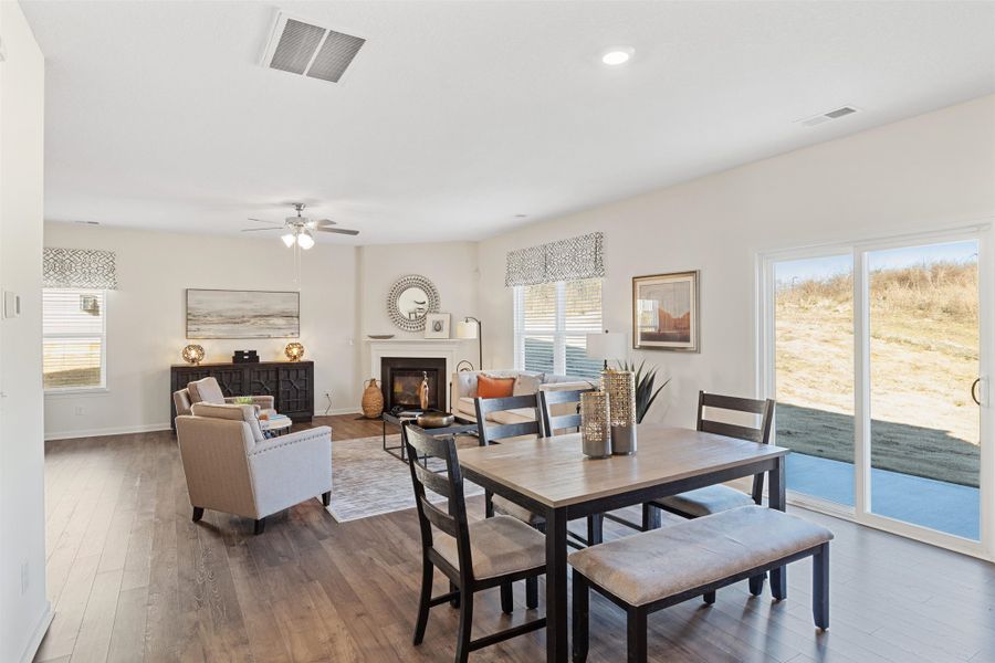 Representative furnished interior of a home built from the Hanover by D.R. Horton in Hillcrest Landing, McDonald (Image 9).