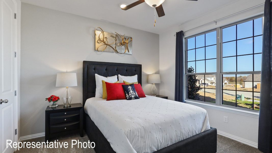 Furnished interior view inside a new home in Wildflower Ranch, Fort Worth (Image 19).
