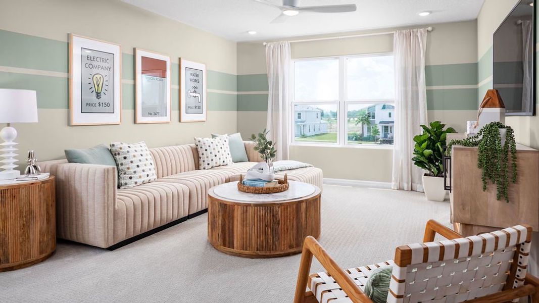 Representative furnished interior of a home built from the Newcastle by Risewell Homes in Trinity Lakes, Groveland (Image 6). Representative furnished interior of a home built from the Newcastle by Risewell Homes in Trinity Lakes, Groveland (Image 6).
