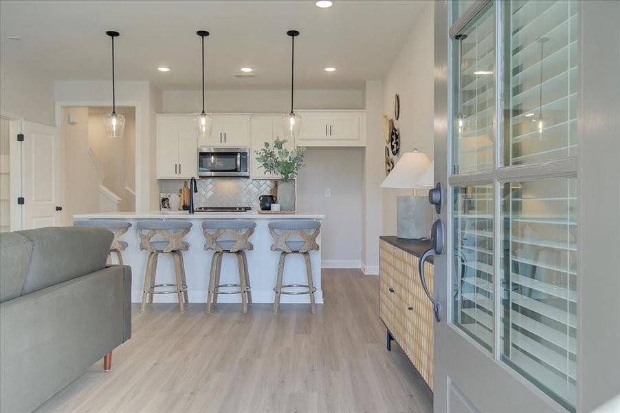 Furnished interior view inside a new home in East Park Village, Kennesaw (Image 12). Furnished interior view inside a new home in East Park Village, Kennesaw (Image 12).