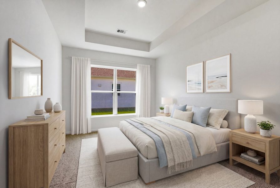 Representative furnished interior of a home built from the Summerville by Beazer Homes in Ambridge, Conway (Image 6).