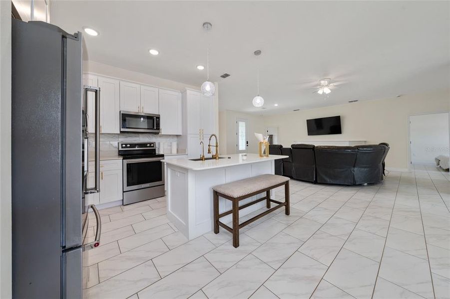 Furnished interior view inside a new home in , Ocala (Image 9).