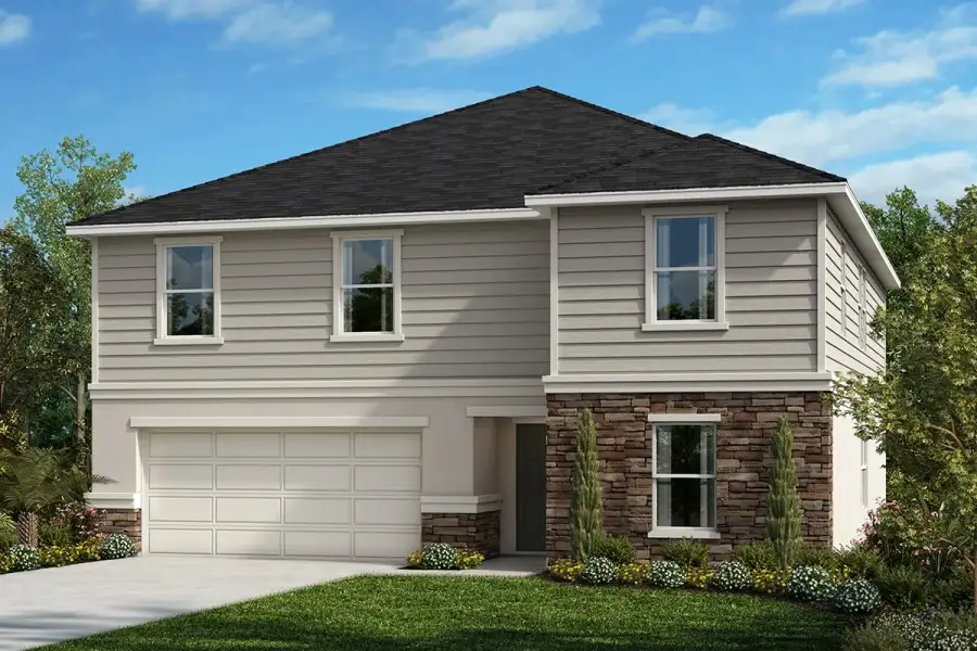 Exterior E with optional stone Exterior E with optional stone