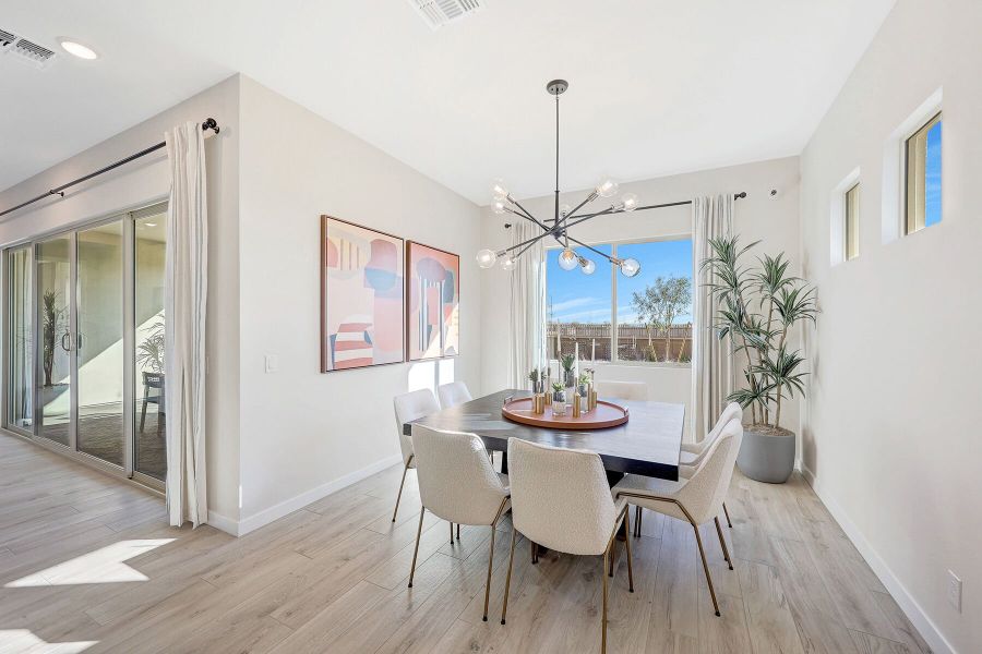 Representative furnished interior of a home built from the Burgundy by Mattamy Homes in White Tank Vistas, Waddell (Image 24).