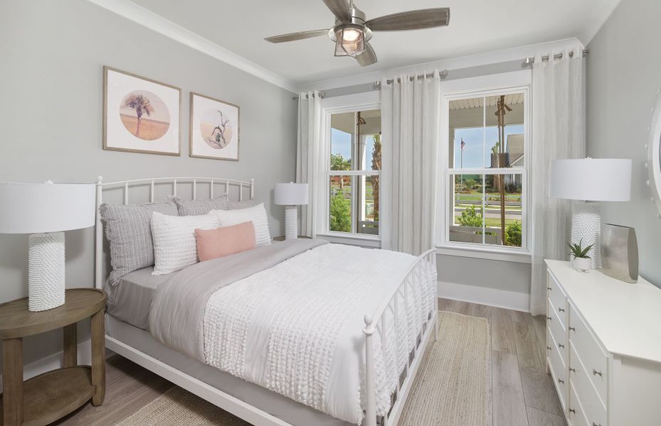 Guests will enjoy a bright and spacious bedroom