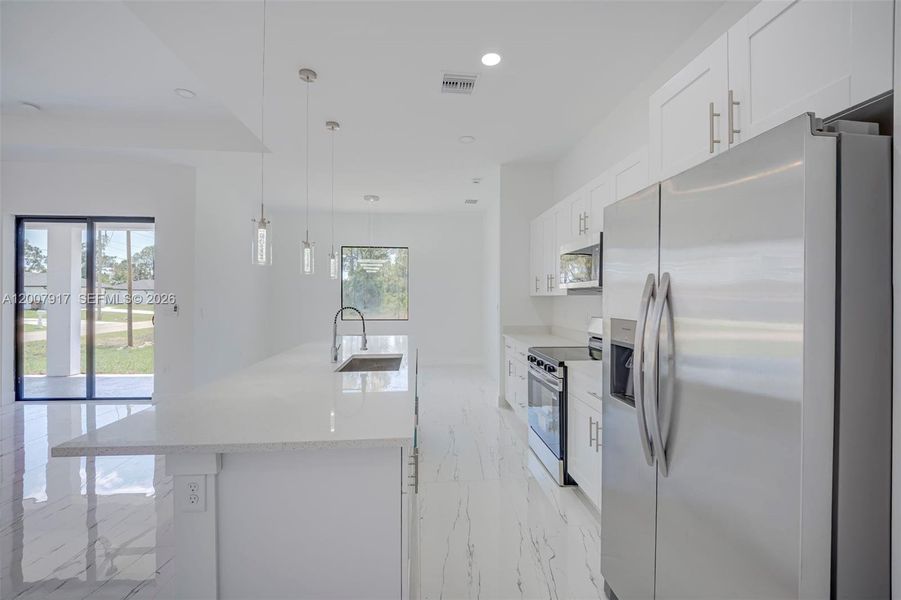 Furnished interior view inside a new home in , Lehigh Acres (Image 8).
