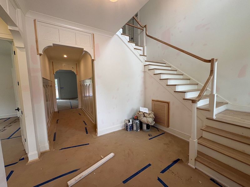 In-progress construction of a new home in Lowery Estates, Wake Forest, NC (Image 4).