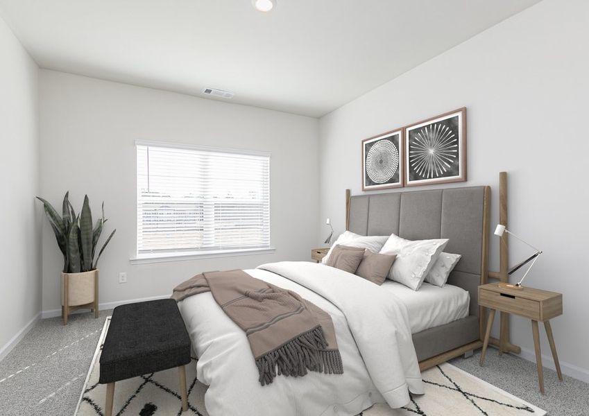 Rest and relaxation wait in the master bedroom