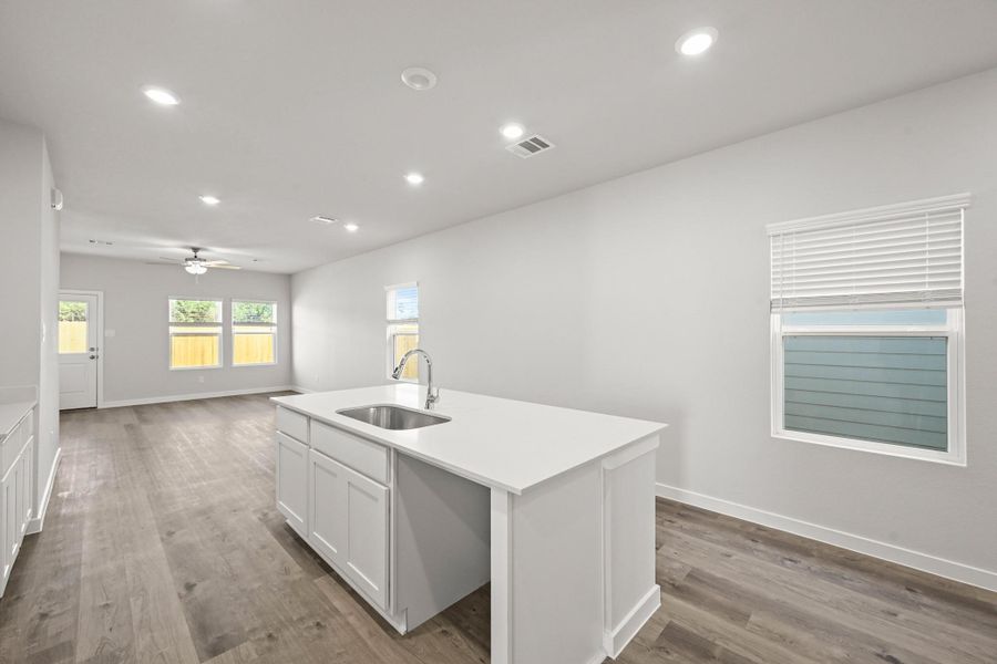 Furnished interior view inside a new home in Northpark South, Porter (Image 8). Furnished interior view inside a new home in Northpark South, Porter (Image 8).