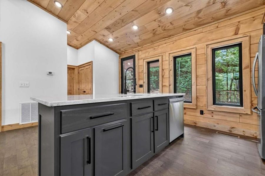 Furnished interior view inside a new home in , Blue Ridge (Image 5).