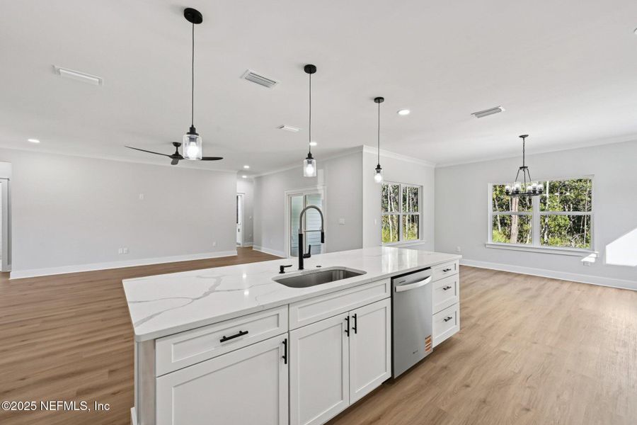 Furnished interior view inside a new home in , Fernandina Beach (Image 9).
