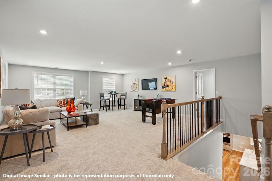 LOFT (UPPER LEVEL) - Photo is for representation purposes of floorplan only - colors, finishes, and options will vary