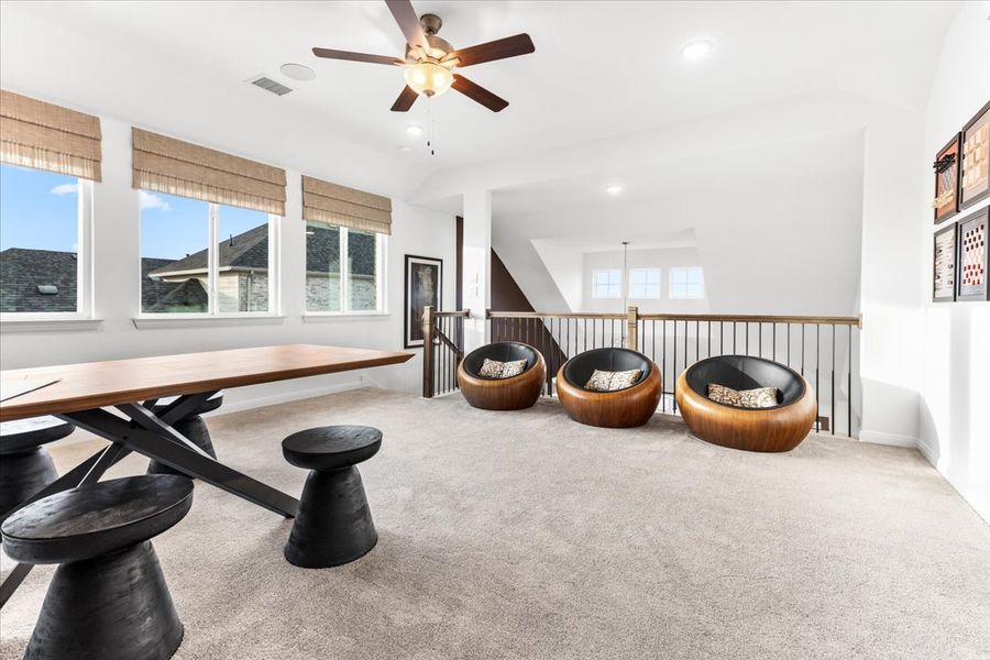 Furnished interior view inside a new home in The Reserve at Spiritas Ranch, Little Elm (Image 13).